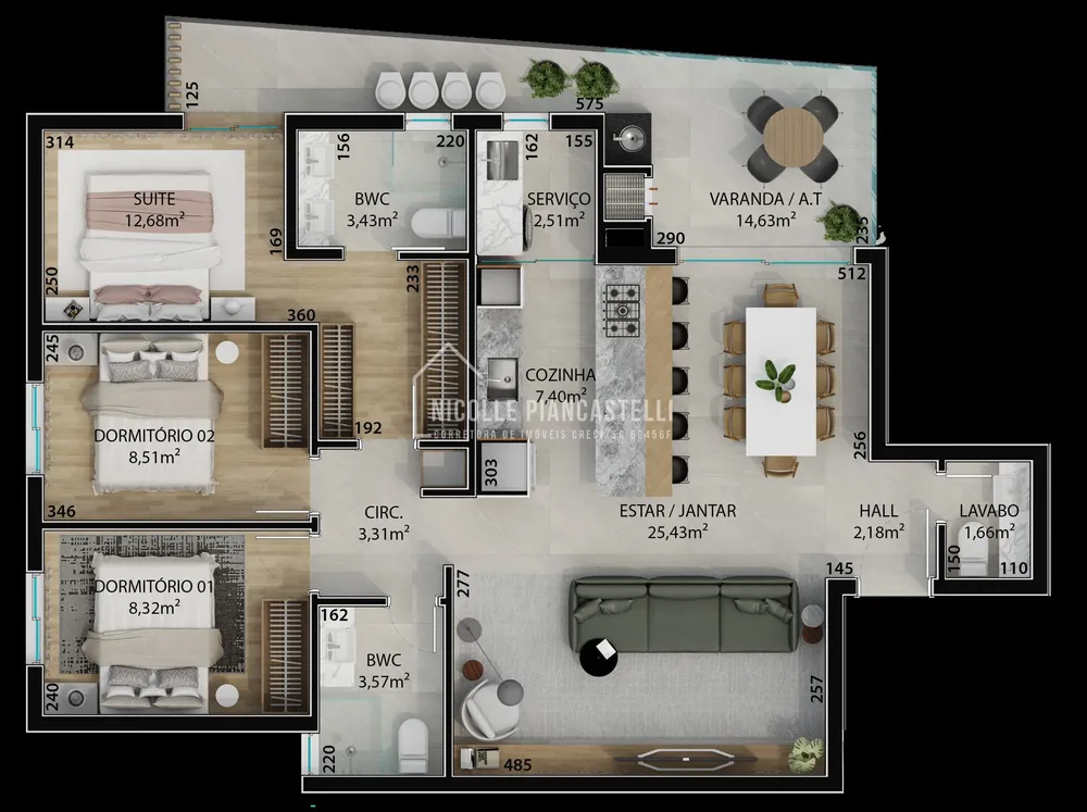 Apartamento, 3 quartos, 98 m² - Foto 18