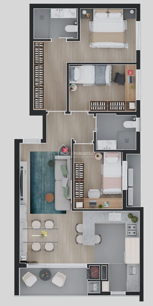 Apartamento, 3 quartos, 85 m² - Foto 17