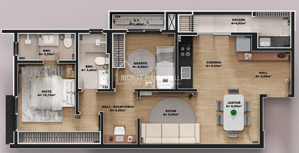 Apartamento, 2 quartos, 65 m² - Foto 8