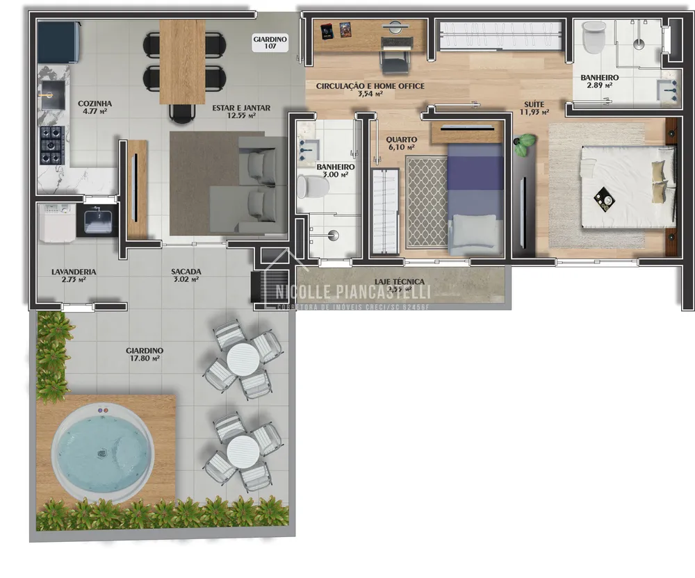 Apartamento, 2 quartos, 80 m² - Foto 4