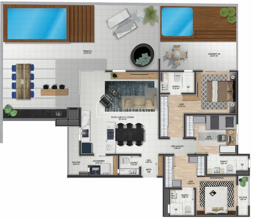 Apartamento, 3 quartos, 191 m² - Foto 10