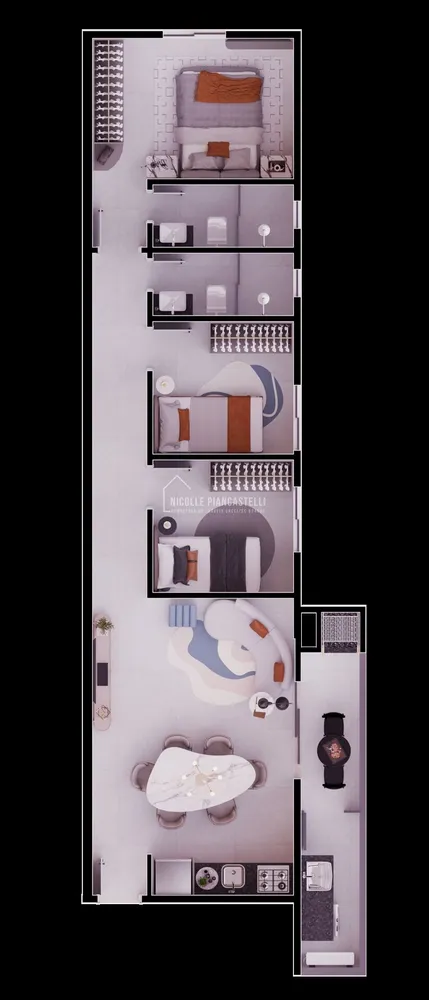 Apartamento, 3 quartos, 72 m² - Foto 3