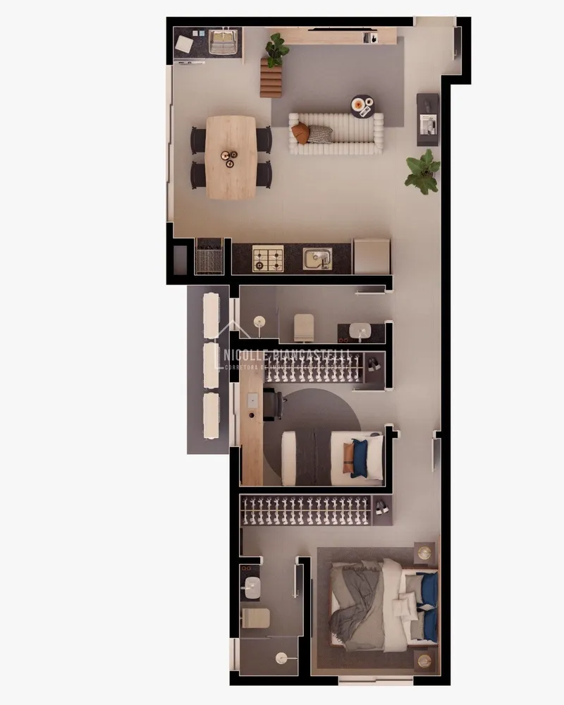 Apartamento, 2 quartos, 58 m² - Foto 6