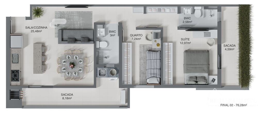 Apartamento, 2 quartos, 111 m² - Foto 9