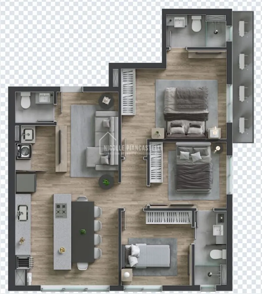 Apartamento, 3 quartos, 84 m² - Foto 6