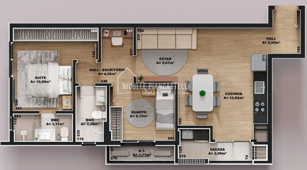 Apartamento, 2 quartos, 64 m² - Foto 2