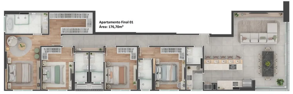 Apartamento, 176 m² - Foto 4