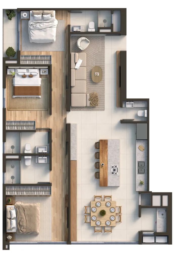 Apartamento, 3 quartos, 126 m² - Foto 12