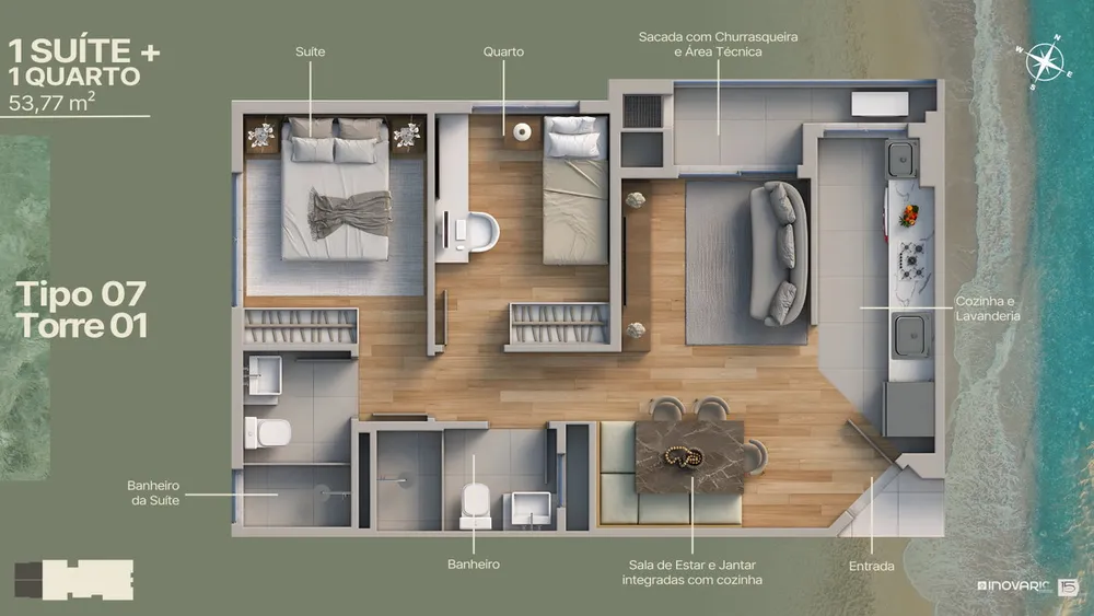 Apartamento, 2 quartos, 55 m² - Foto 12