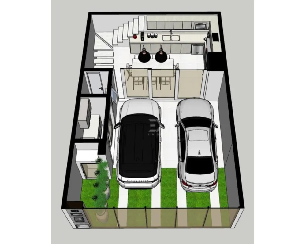 Casa, 3 quartos - Foto 2