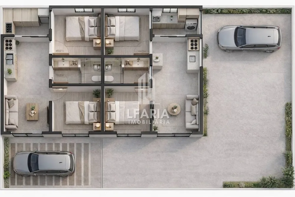 Casa, 2 quartos, 35 m² - Foto 2