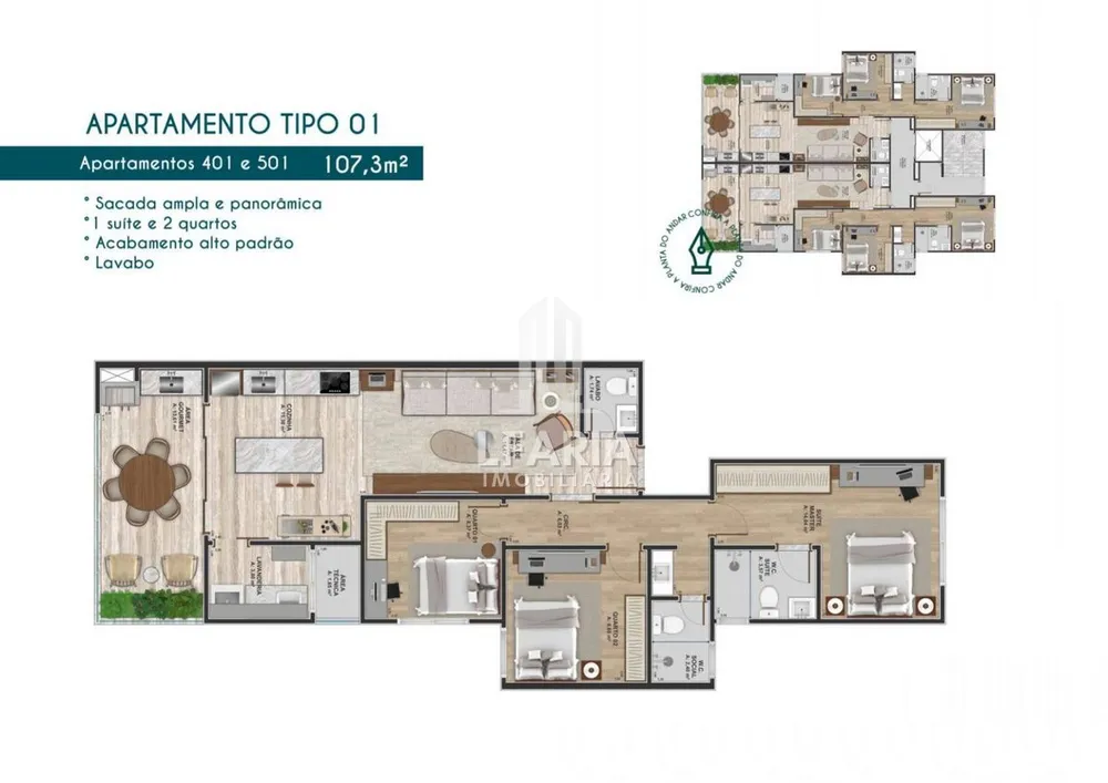 Apartamento, 3 quartos, 108 m² - Foto 12