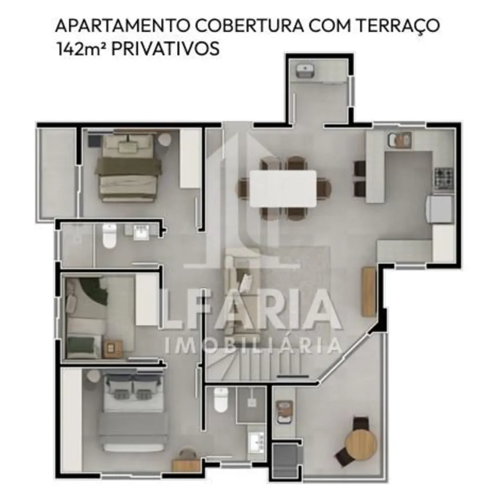Apartamento, 2 quartos, 98 m² - Foto 3