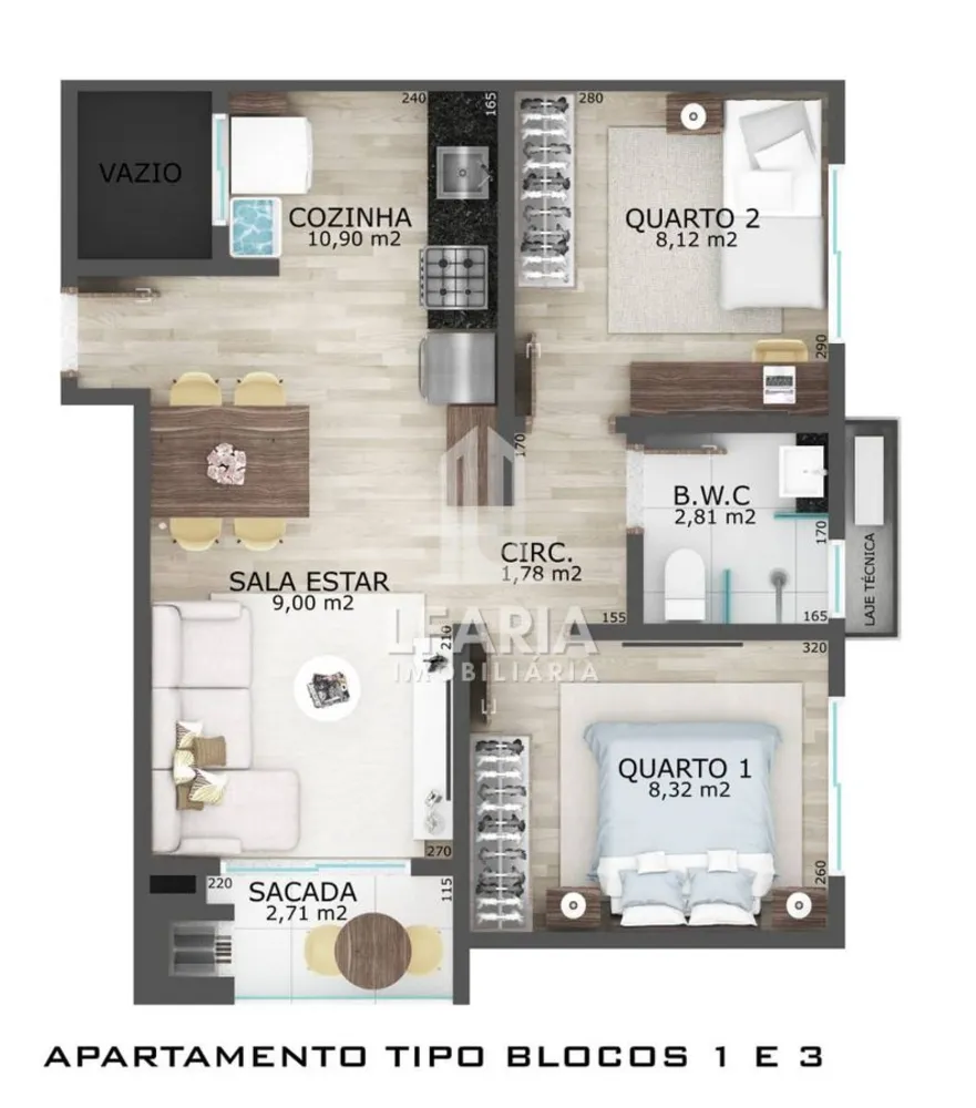 Apartamento, 2 quartos, 52 m² - Foto 10