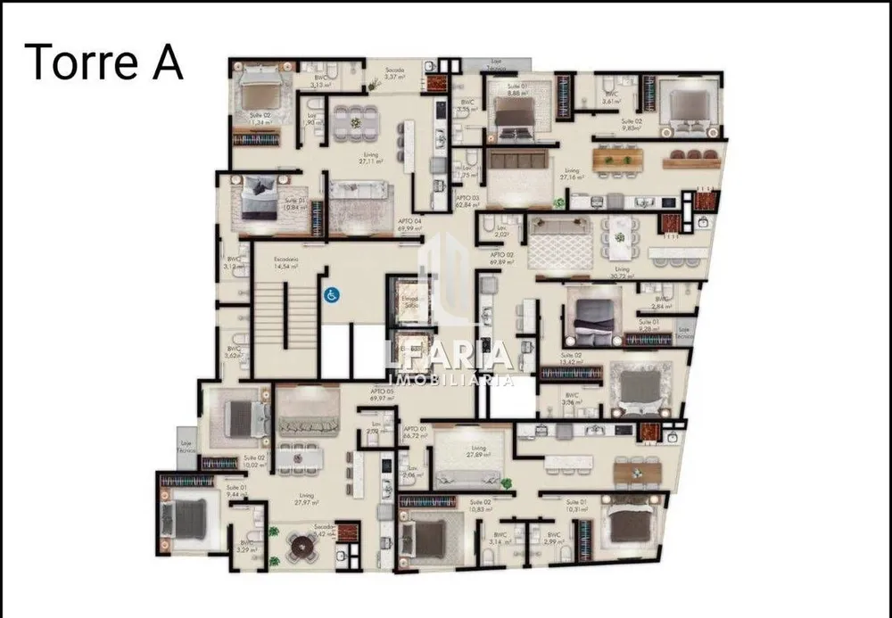 Apartamento, 2 quartos, 63 m² - Foto 7