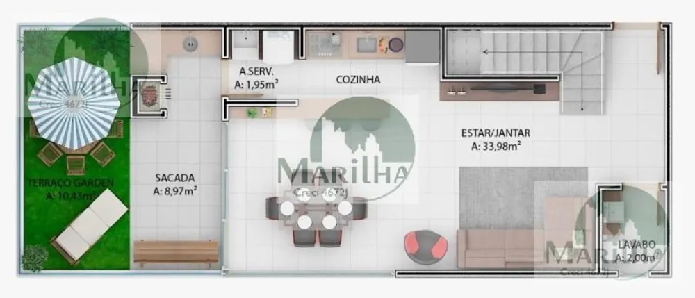 Apartamento, 1 quarto, 102 m² - Foto 4