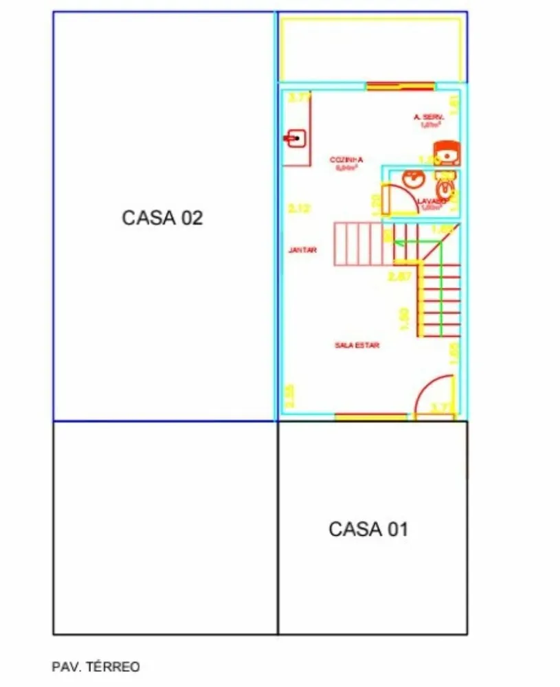 Casa, 2 quartos, 65 m² - Foto 6