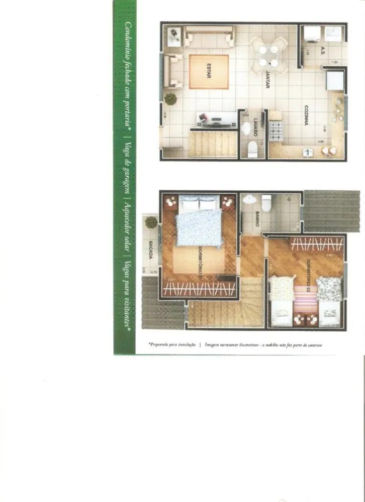 Casa, 2 quartos, 76 m² - Foto 6