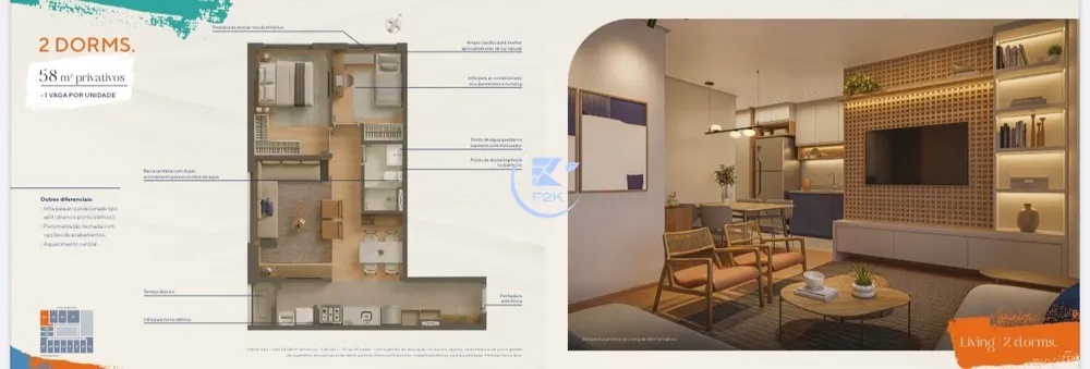 Apartamento, 1 quarto, 43 m² - Foto 8