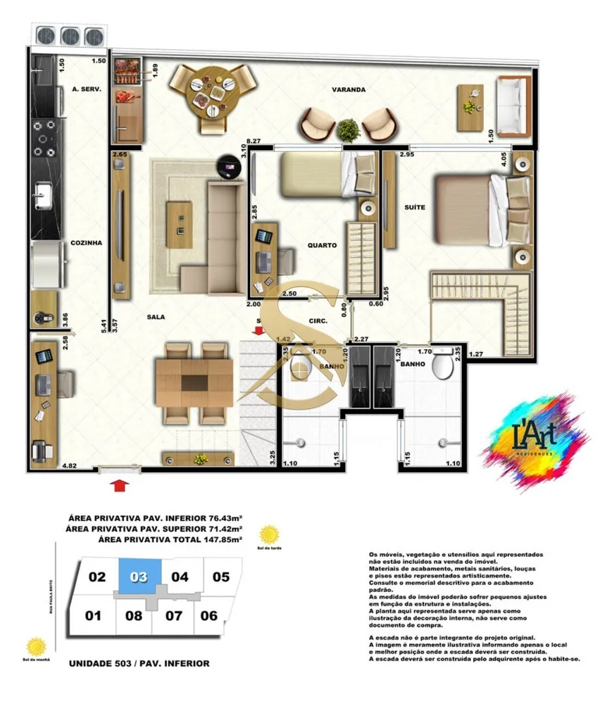 Cobertura, 2 quartos, 164 m² - Foto 71