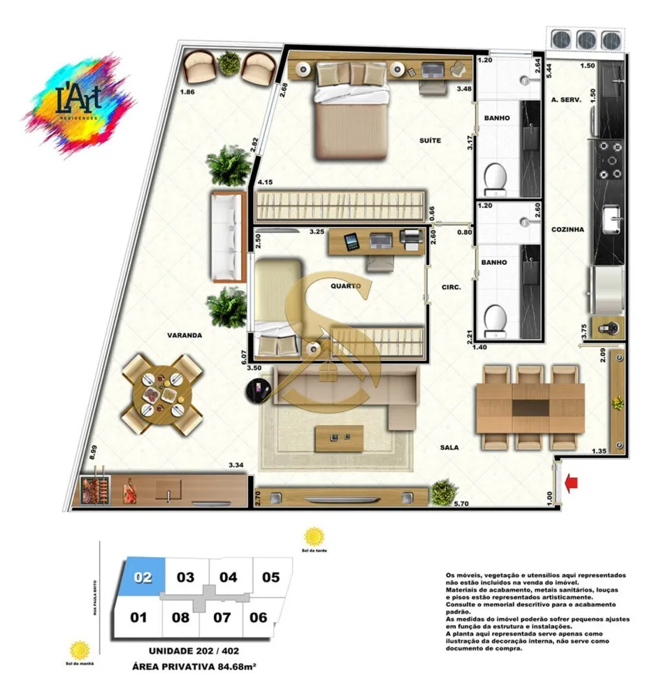 Cobertura, 2 quartos, 164 m² - Foto 63