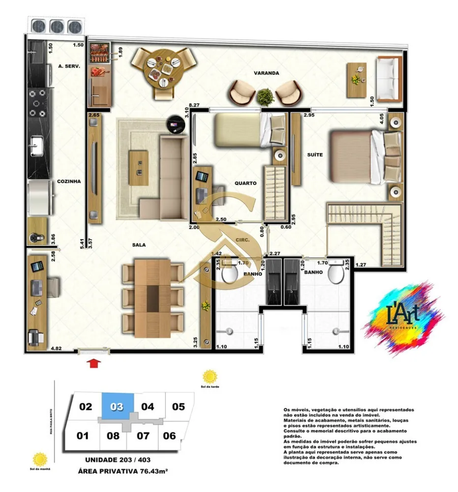 Cobertura, 2 quartos, 164 m² - Foto 60
