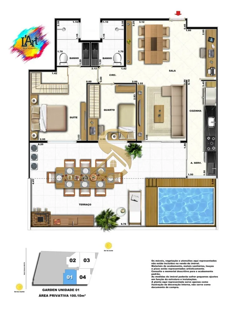 Cobertura, 2 quartos, 164 m² - Foto 66
