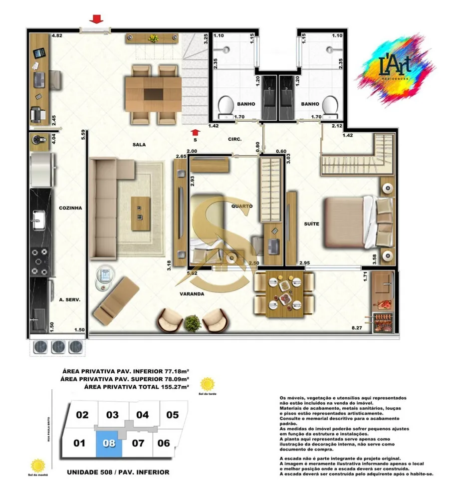Cobertura, 2 quartos, 164 m² - Foto 79
