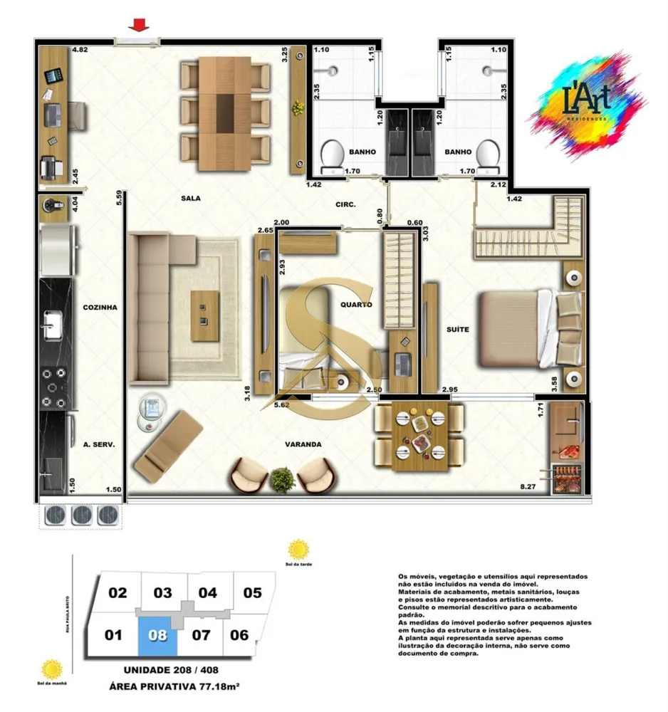 Cobertura, 2 quartos, 164 m² - Foto 62