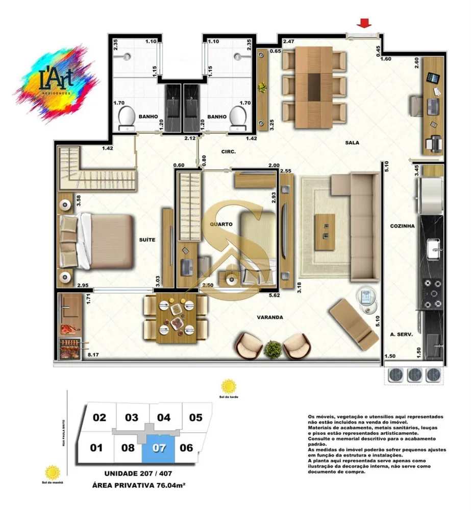 Cobertura, 2 quartos, 164 m² - Foto 58