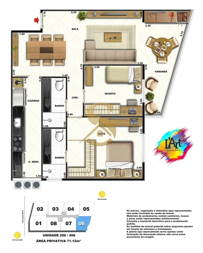Cobertura, 2 quartos, 164 m² - Foto 71