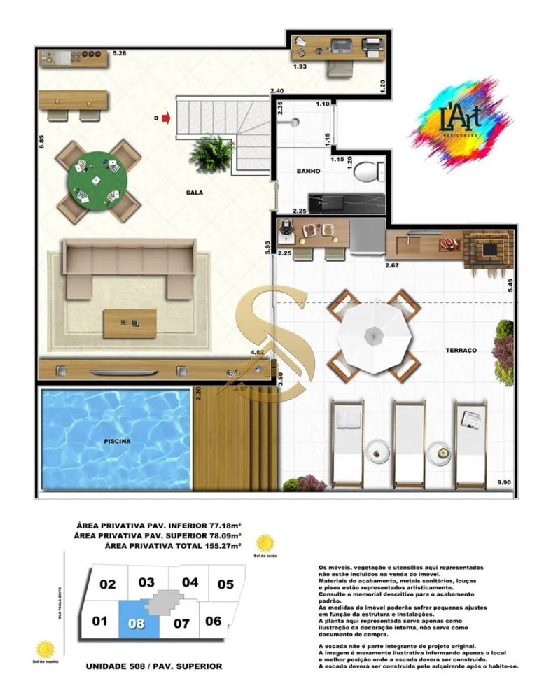 Cobertura, 2 quartos, 164 m² - Foto 80