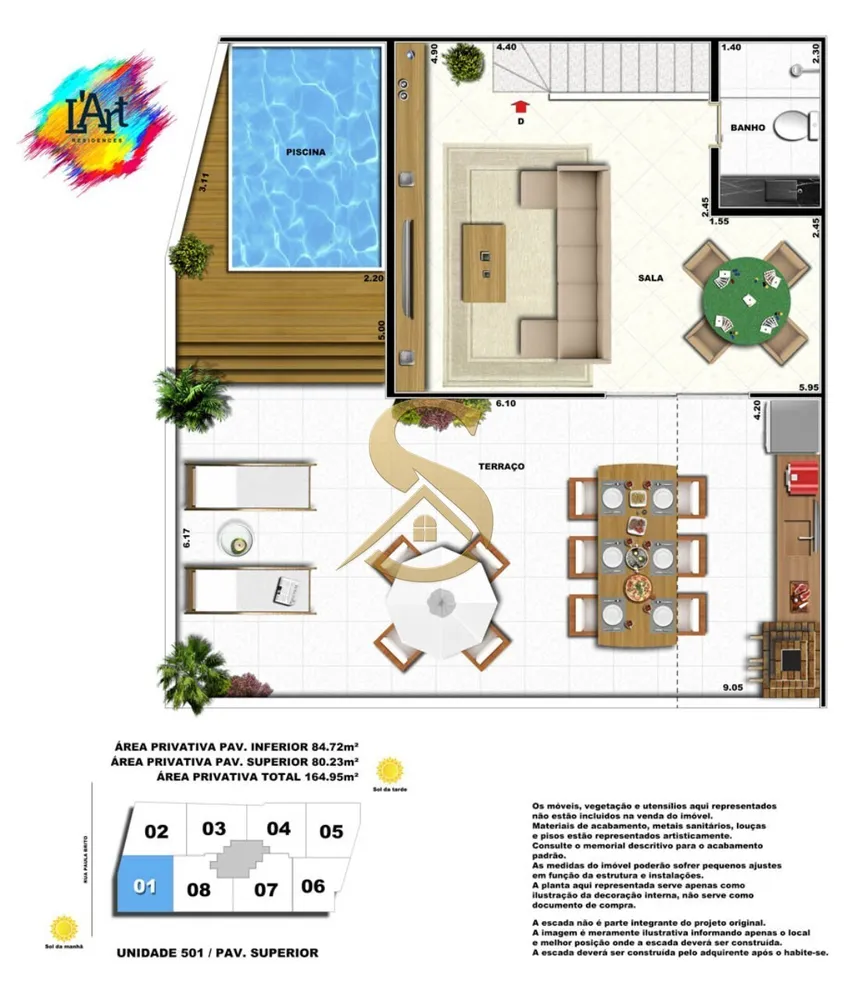 Cobertura, 2 quartos, 164 m² - Foto 84