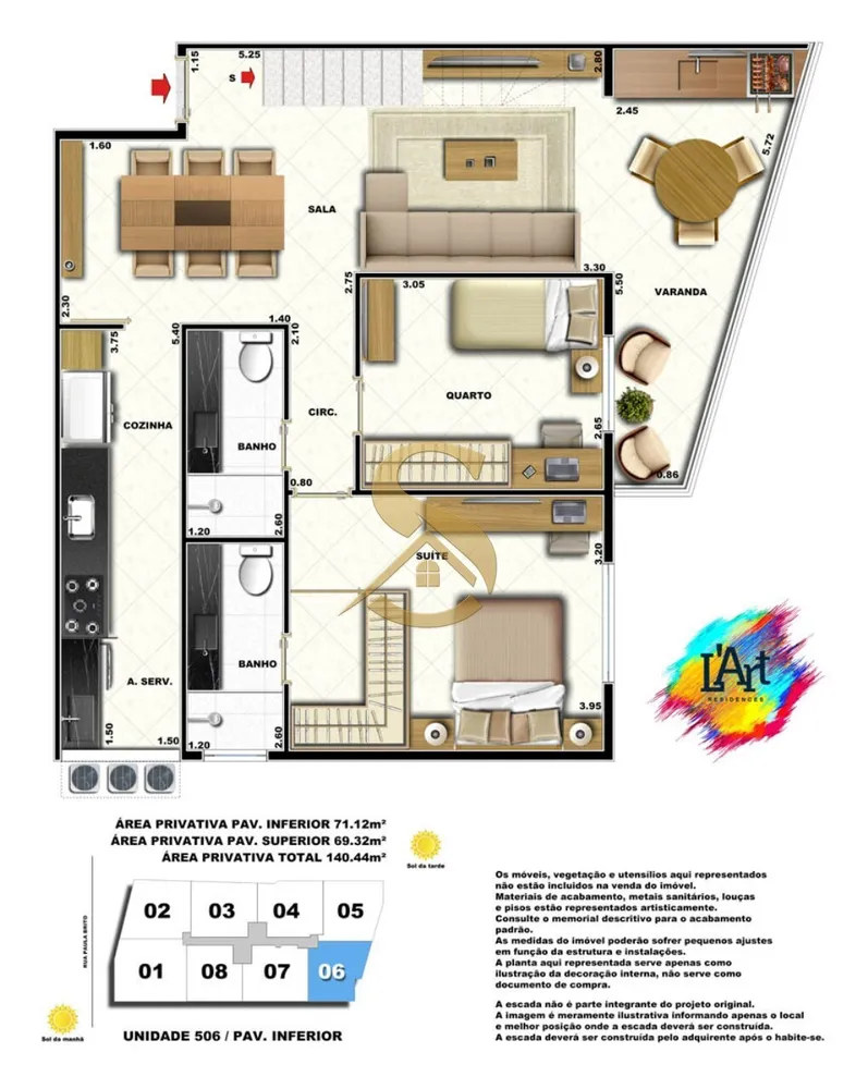 Cobertura, 2 quartos, 164 m² - Foto 69