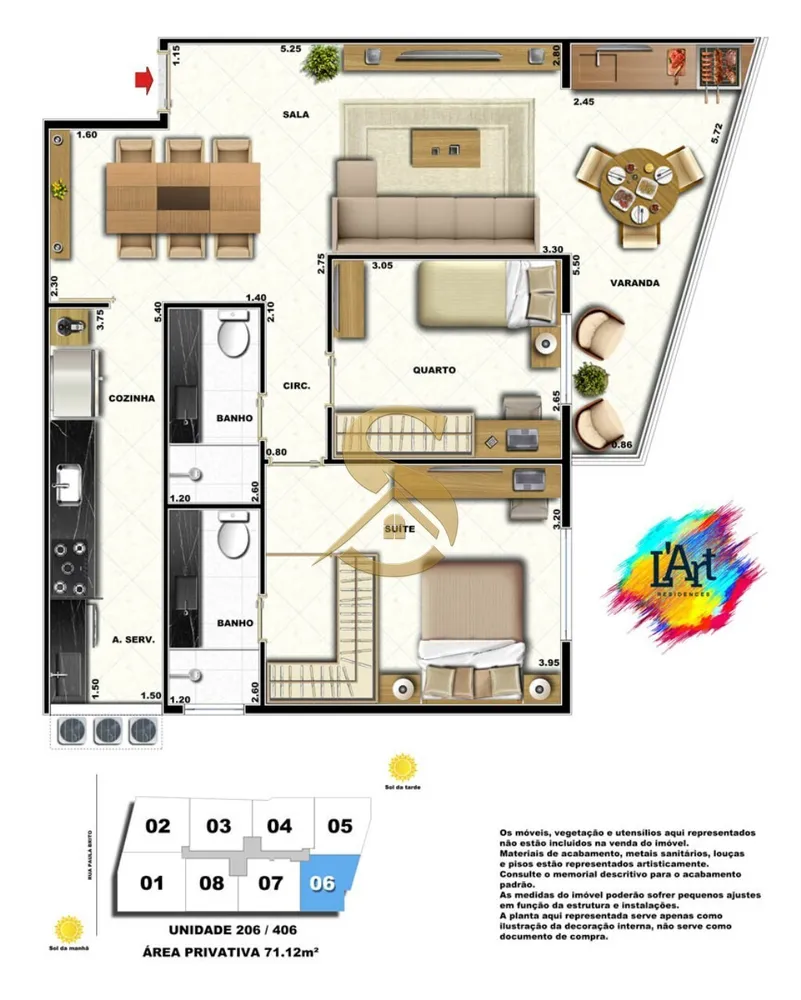 Cobertura, 2 quartos, 164 m² - Foto 57