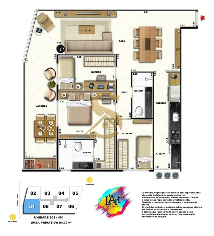 Cobertura, 2 quartos, 164 m² - Foto 64