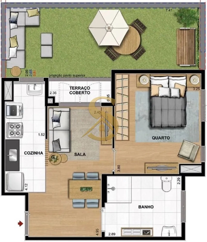Apartamento, 2 quartos, 44 m² - Foto 33