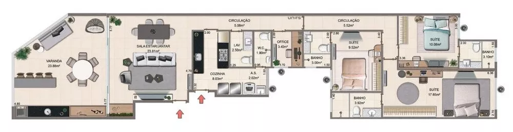 Cobertura, 3 quartos, 137 m² - Foto 5