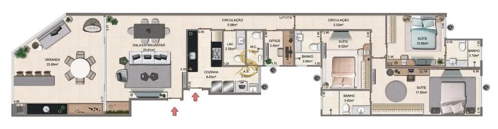 Cobertura, 3 quartos, 137 m² - Foto 25