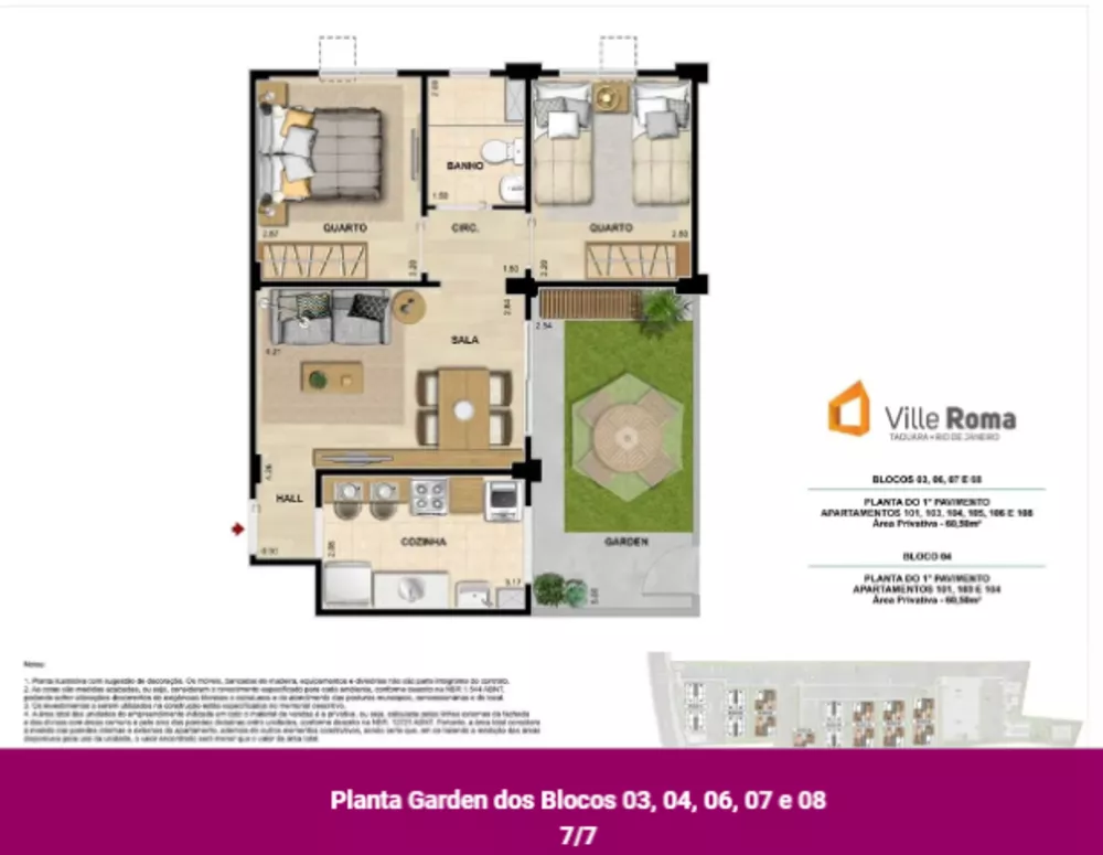 Apartamento, 2 quartos, 46 m² - Foto 1