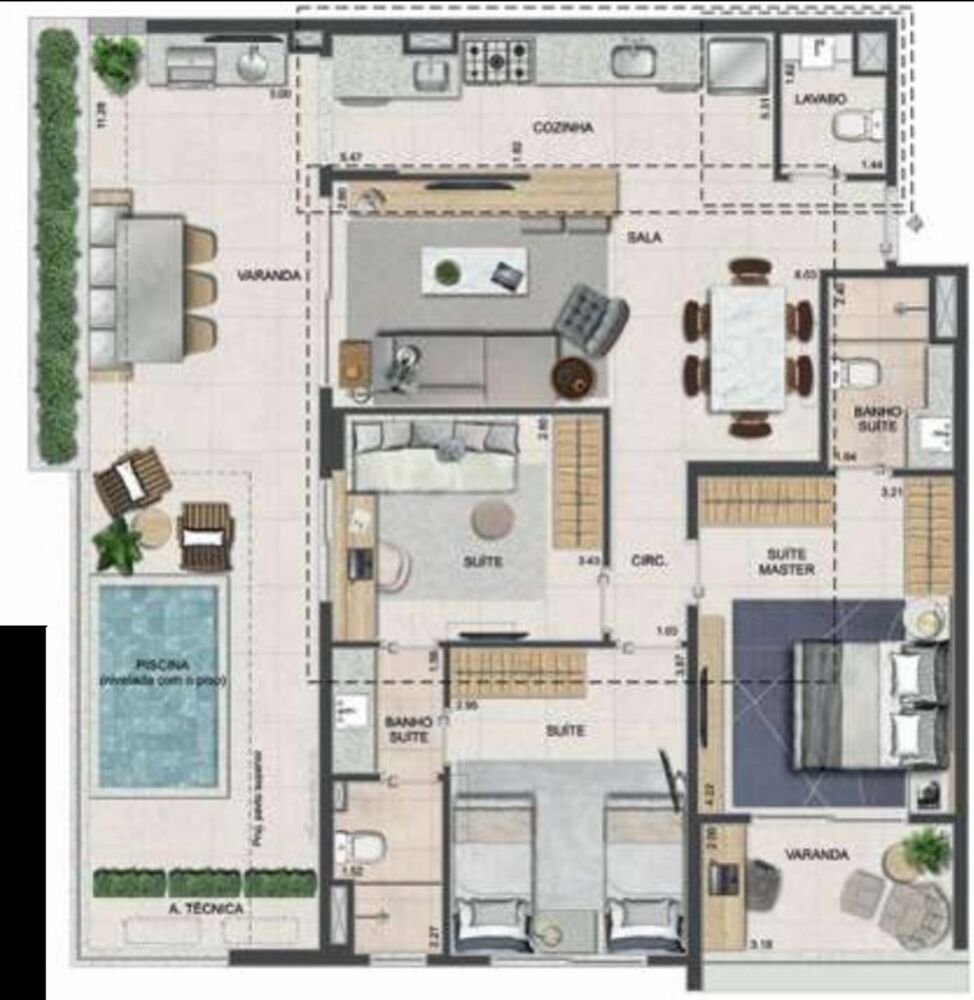 Apartamento, 2 quartos, 77 m² - Foto 38