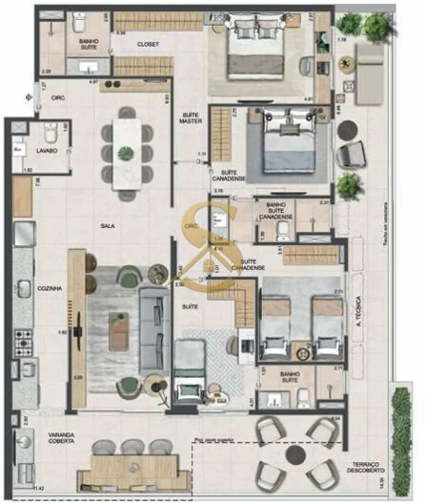 Apartamento, 2 quartos, 77 m² - Foto 68