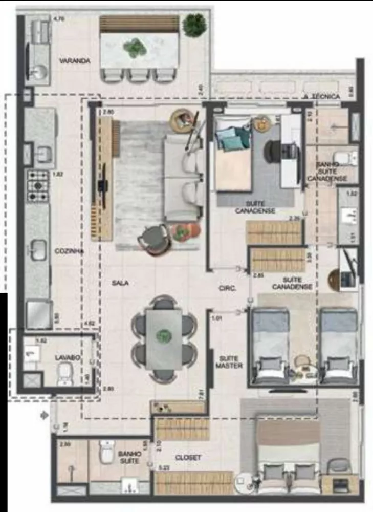 Apartamento, 2 quartos, 77 m² - Foto 25