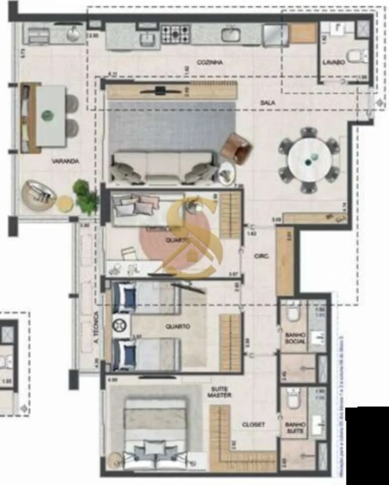 Apartamento, 2 quartos, 77 m² - Foto 67