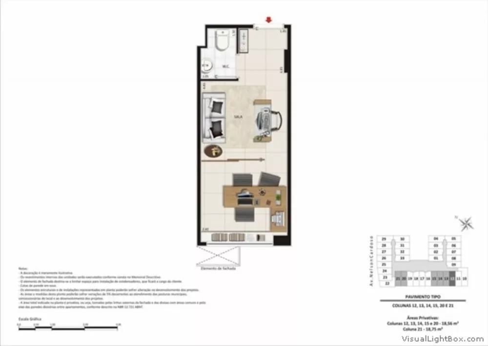 Sala-Conjunto, 18 m² - Foto 17