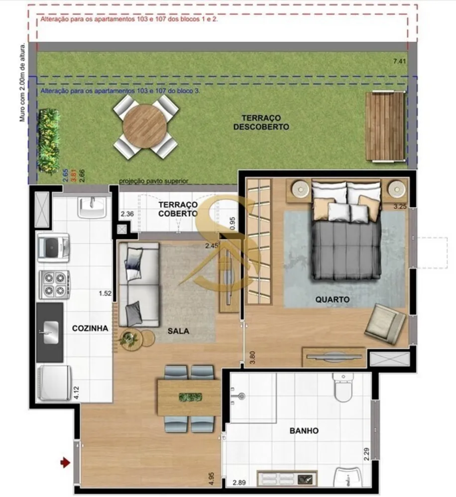 Apartamento, 1 quarto, 65 m² - Foto 53