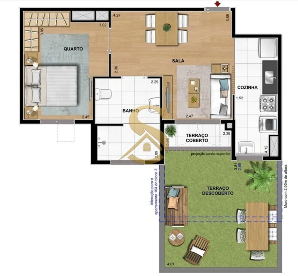 Apartamento, 1 quarto, 65 m² - Foto 36