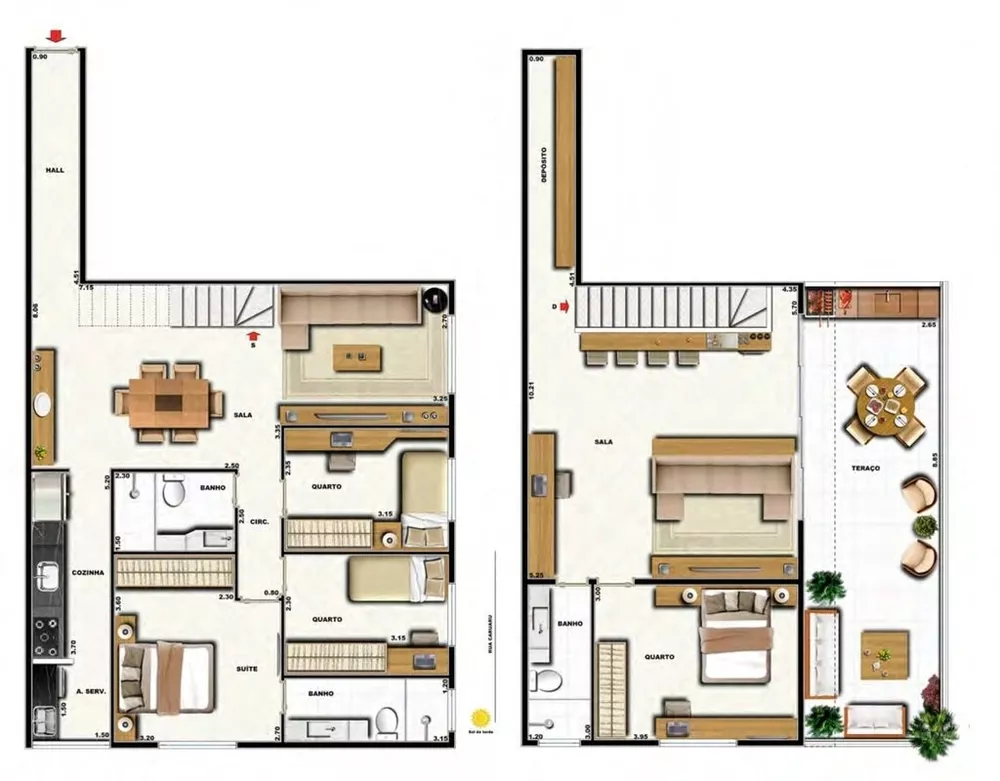 Cobertura, 3 quartos, 133 m² - Foto 62