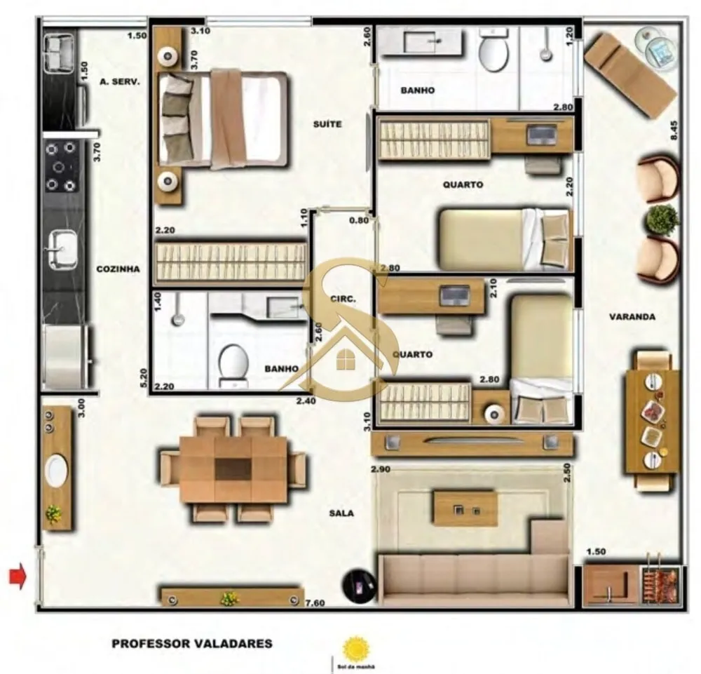 Cobertura, 3 quartos, 133 m² - Foto 115