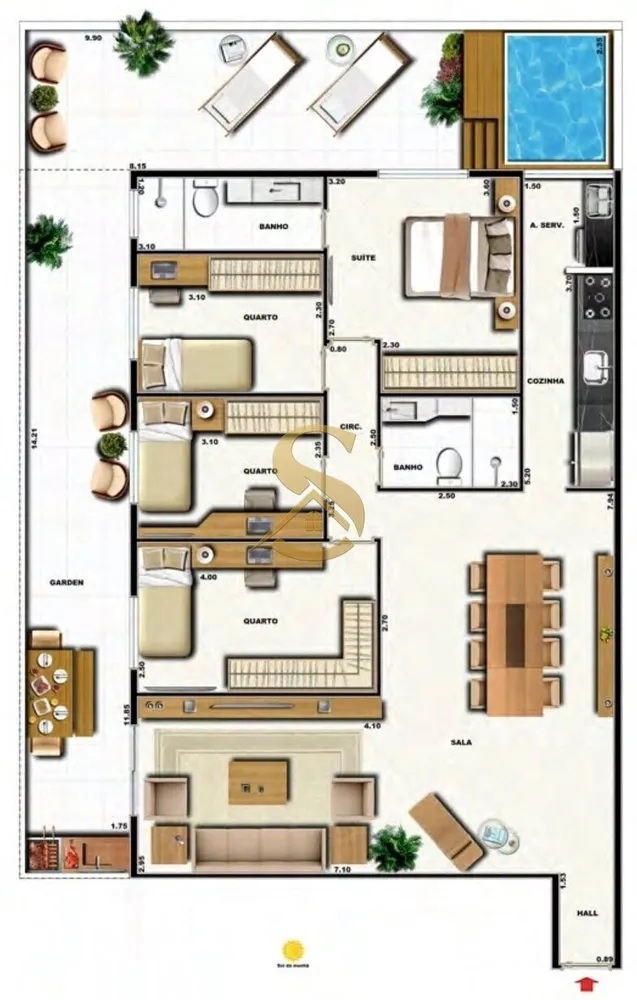Cobertura, 3 quartos, 133 m² - Foto 96